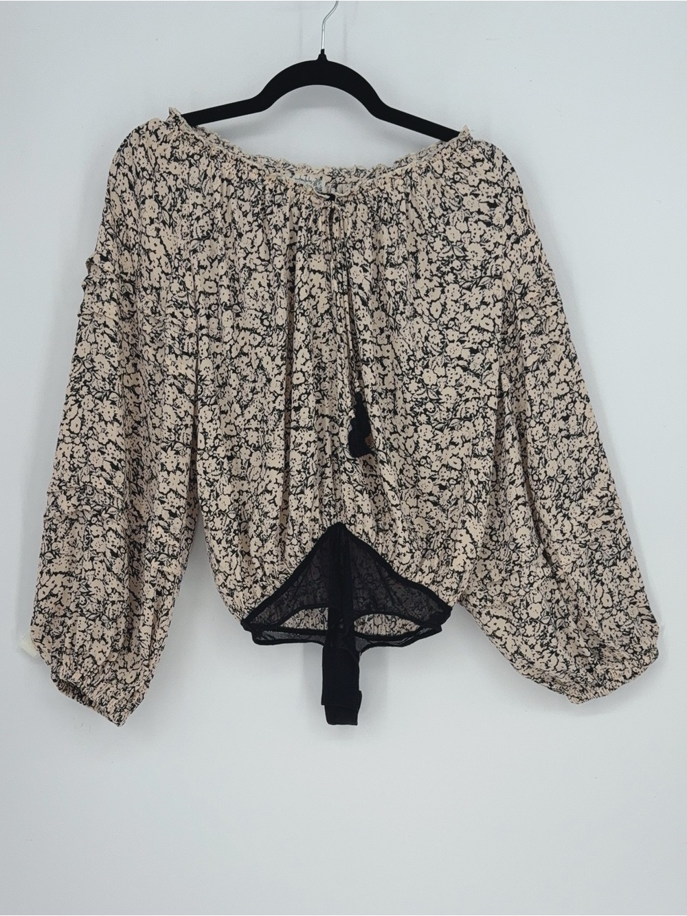 Free People All Tucks Printed Bodysuit XS NWT - Picture 5 of 8